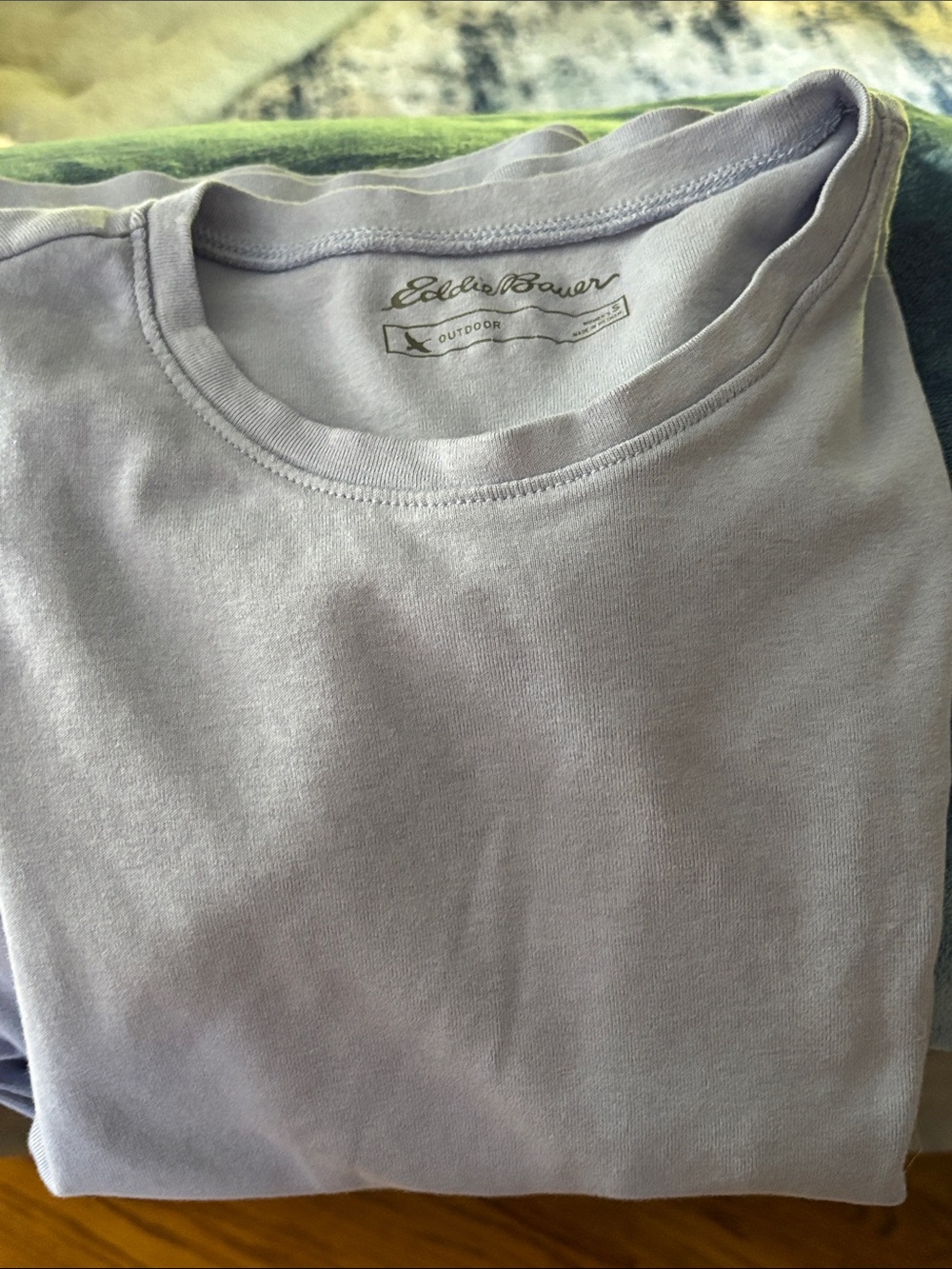 Eddie Bauer Light Lavender Short Sleeve Tee